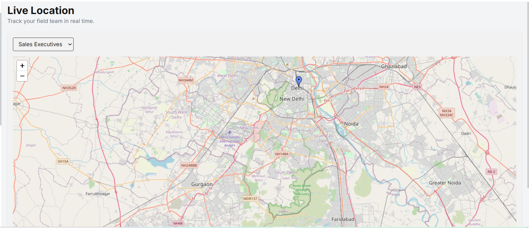 Live Location Tracking