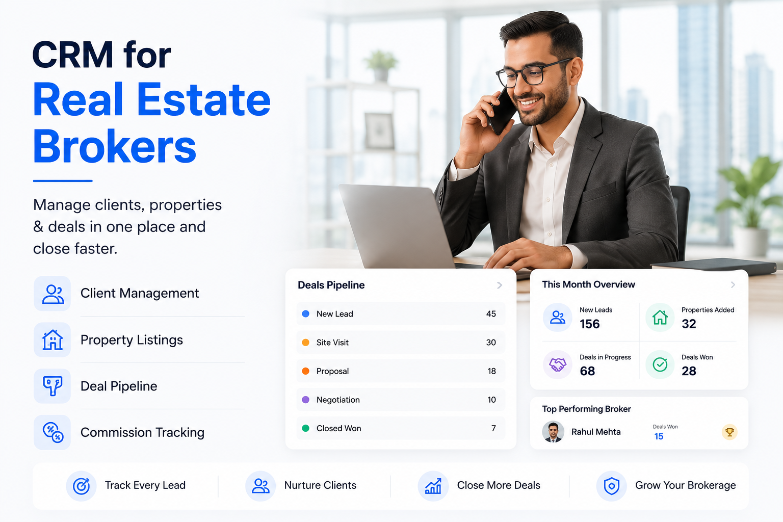 CRM for Real Estate Brokers